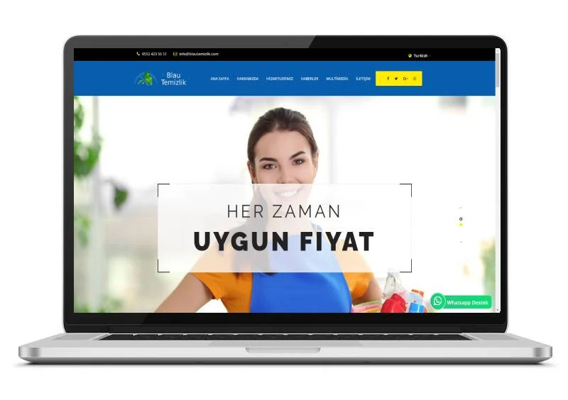 Temizlik Firması Scripti