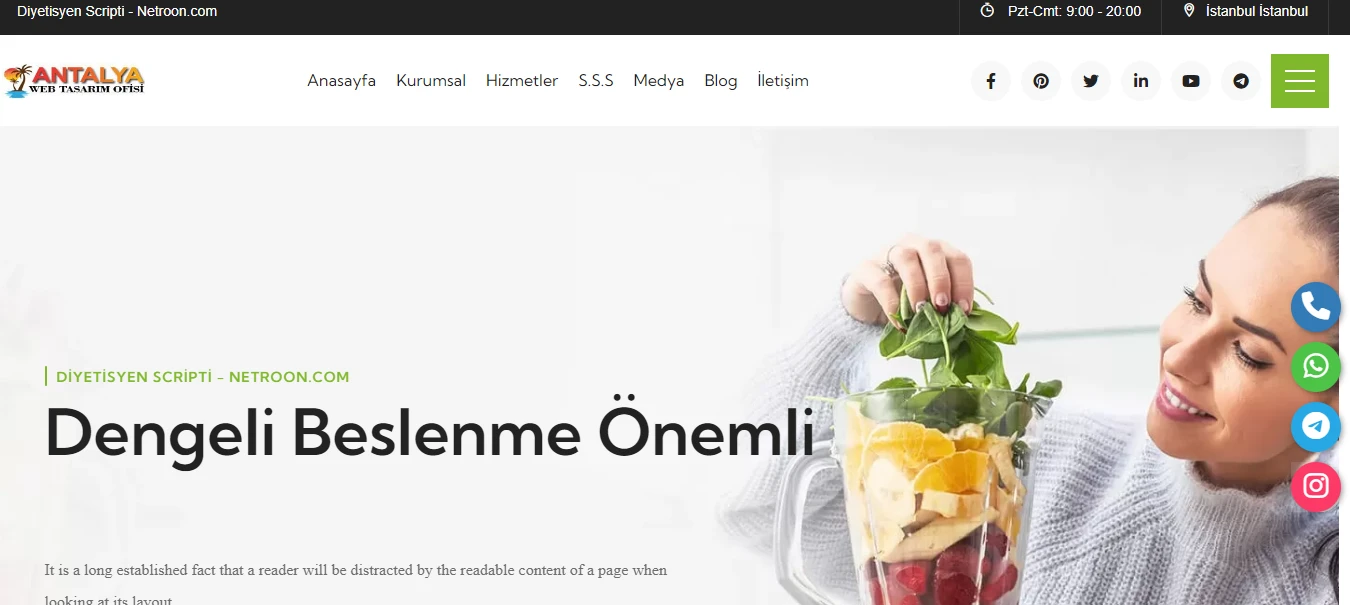 diyetisyen web sitesi